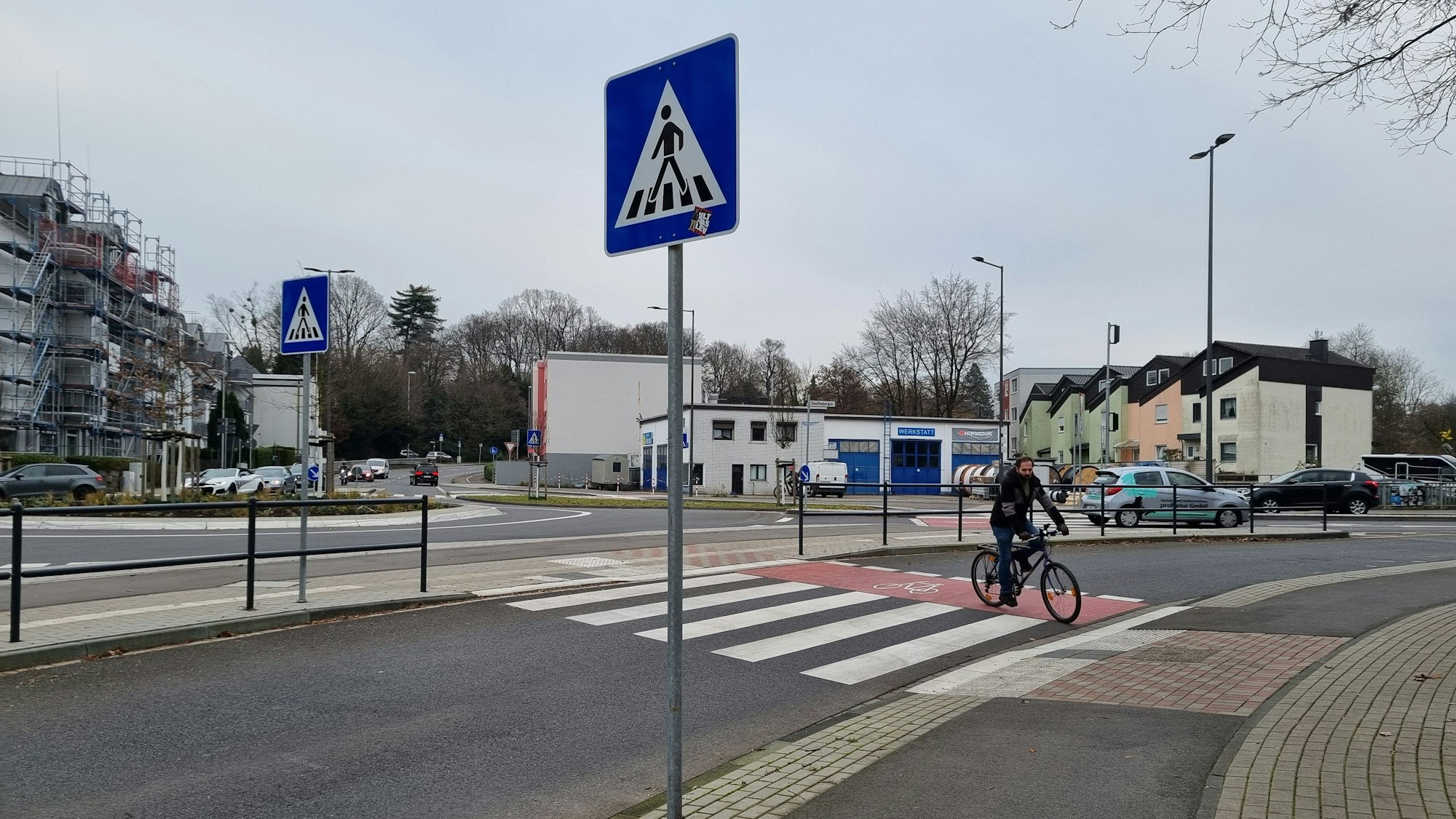 Kreisverkehr Stauffenbergstraße in Opladen