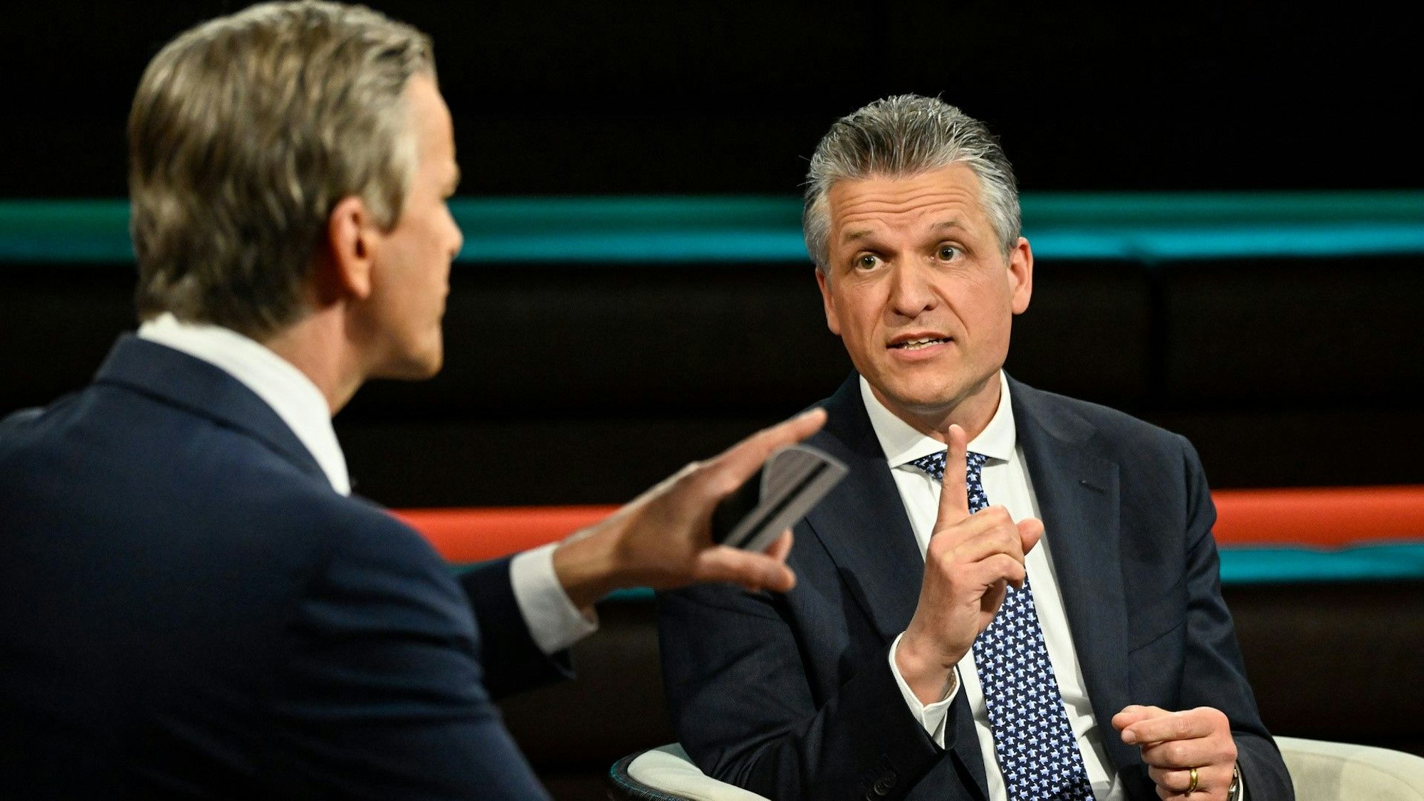 "Markus Lanz - Sendung vom 17.12.2024": Markus Lanz, Thorsten Frei