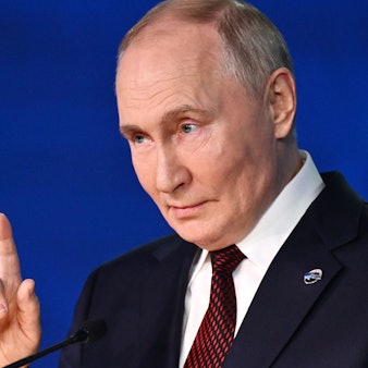 Kremlchef Wladimir Putin bleibt auf Kriegskurs – und rückt nicht von seinen Maximalforderungen ab. In Moskaus TV-Studios hofft man auf seinen Einfluss auf den designierten US-Präsidenten Donald Trump. (Archivbild)