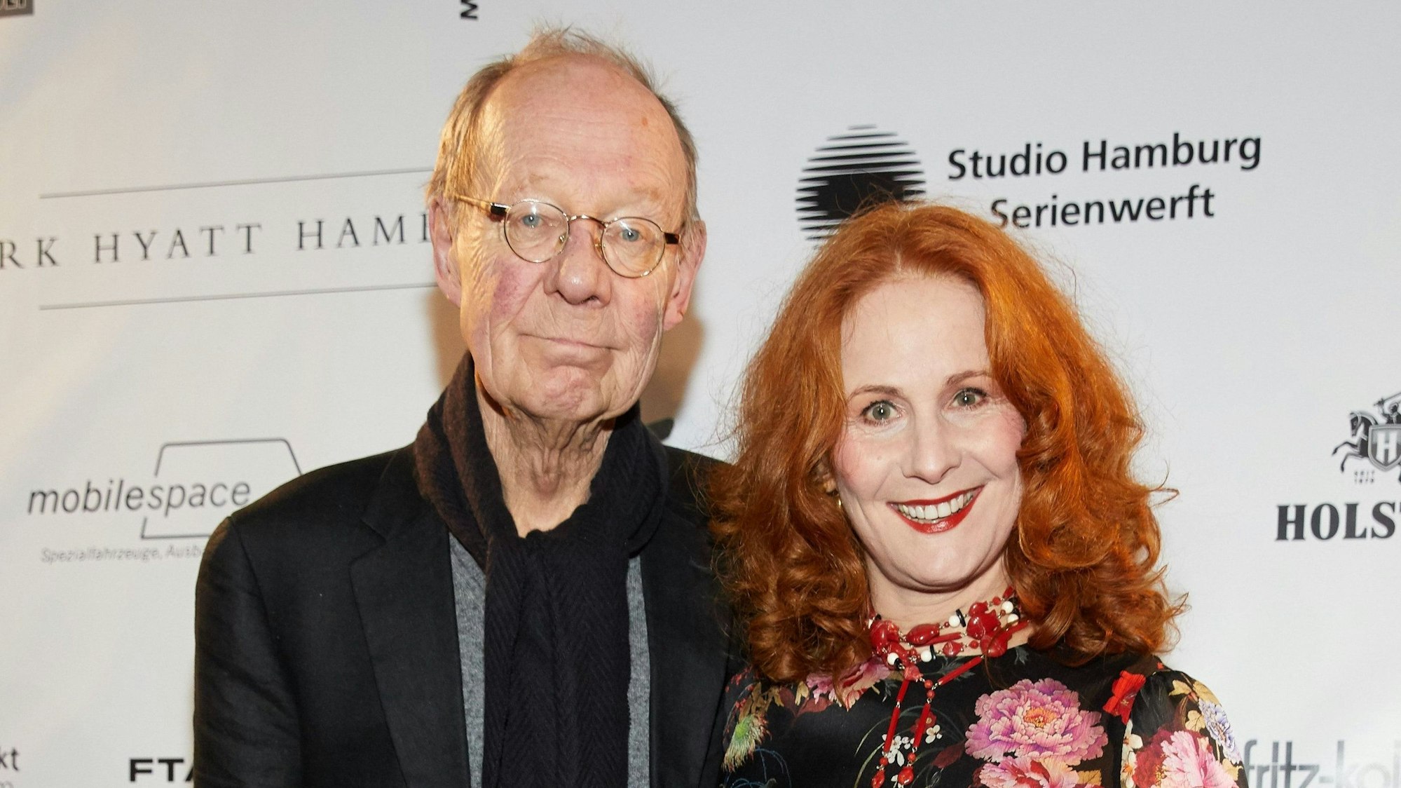 Das Schauspieler-Ehepaar Hans Peter Korff und Christiane Leuchtmann beim Jahresempfang Filmförderung Hamburg Schleswig-Holstein 2018.
