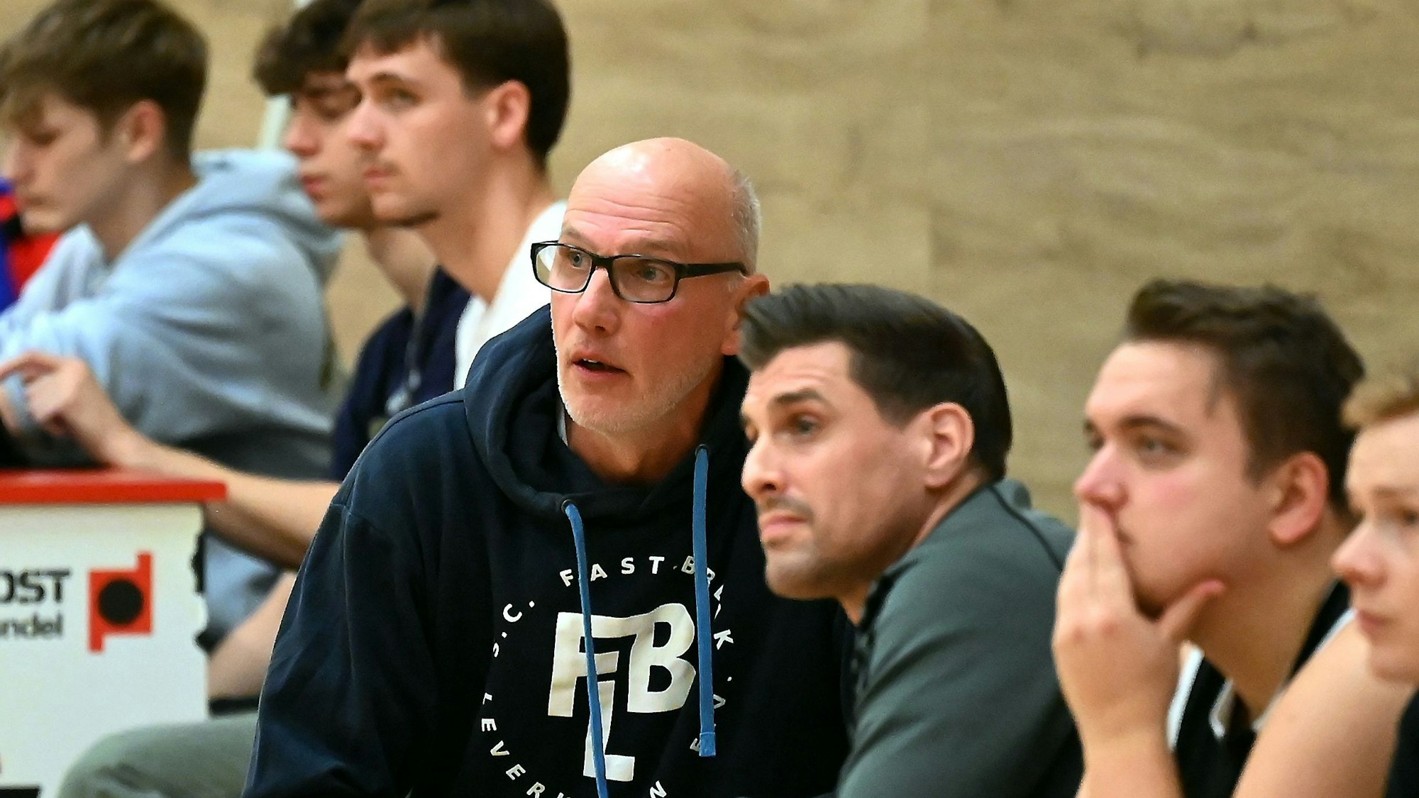 28.10.2023-Basketball-Leichlingen-Fast Breack Leverk.
links: Thomas Deuster (Fast Breack Leverkusen)
Foto: Uli Herhaus