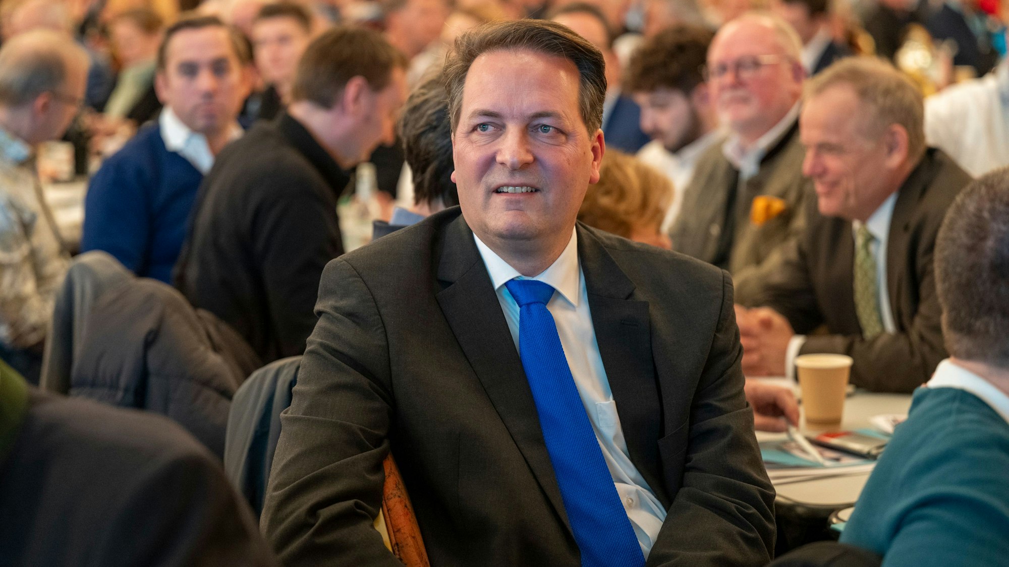 CDU-Parteichef Karl Mandl bei der Mitgliederversammlung am 30. November.