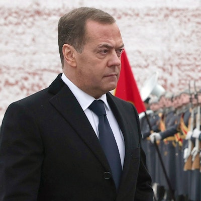 Dmitri Medwedew ist der stellvertretende Vorsitzender des Sicherheitsrates von Russland und Chef der Regierungspartei „Einiges Russland“. (Archivbild)