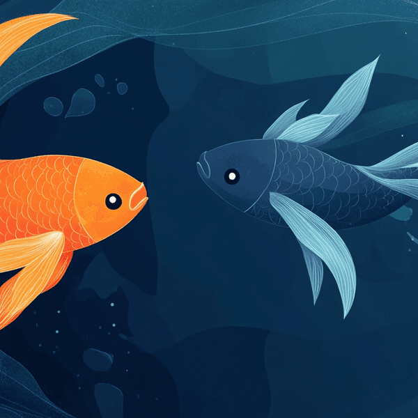 Jahreshoroskop KI-generiertes Bild für das Sternzeichen Fische