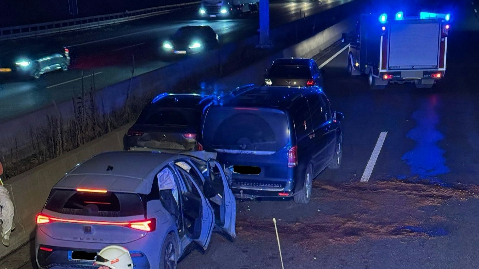 Unfall A1/A61 bei Erftstadt
