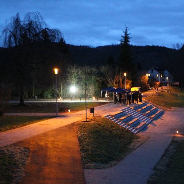 In Windeck-Dattenfeld ist die neue Siegpromenade feierlich eingeweiht worden.