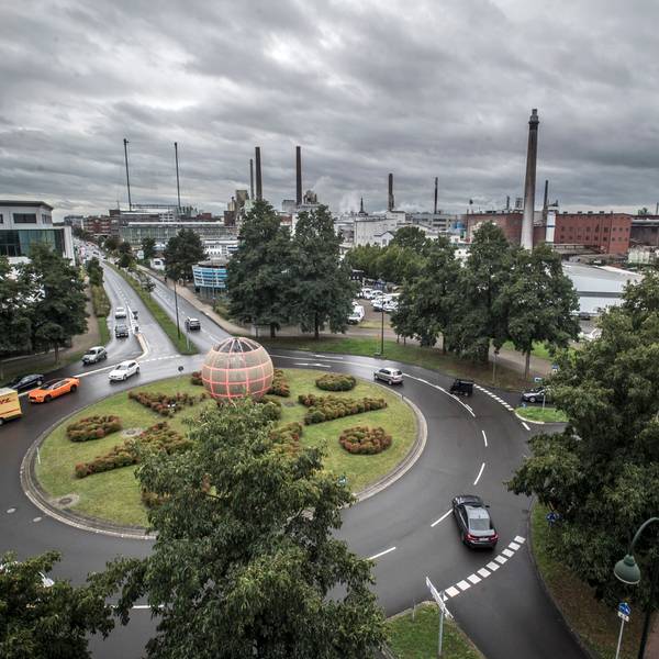 Blick von Norden auf den Chempark