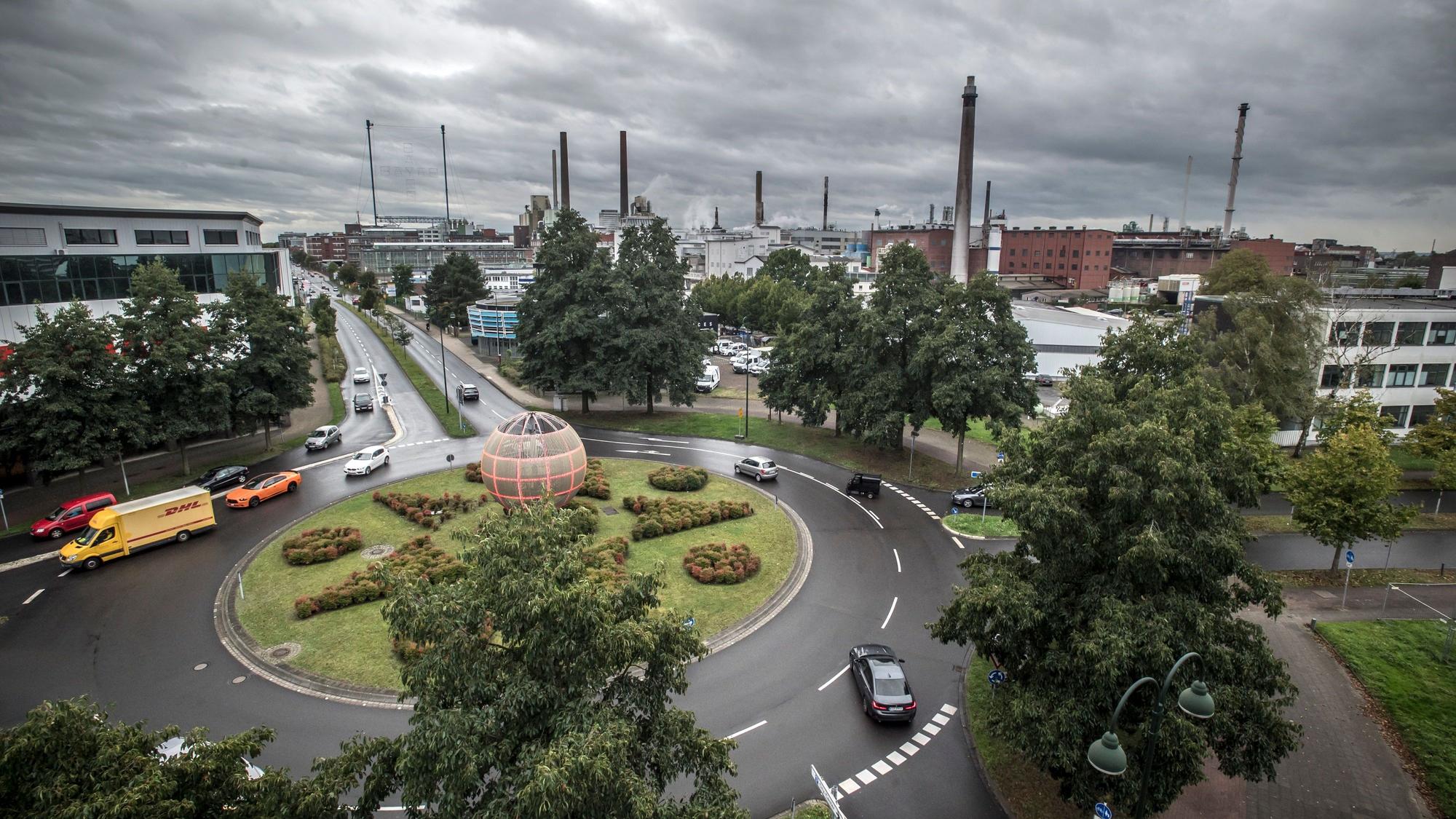 Blick von Norden auf den Chempark