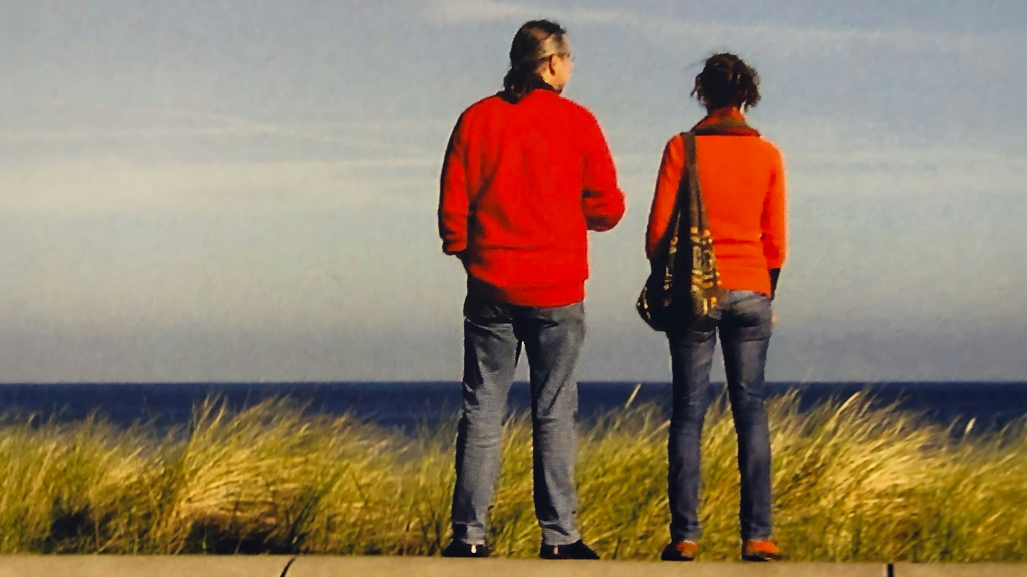 Ralf Könner uns Sandrine bei einem gemeinsamen Ausflug an die Ostsee.