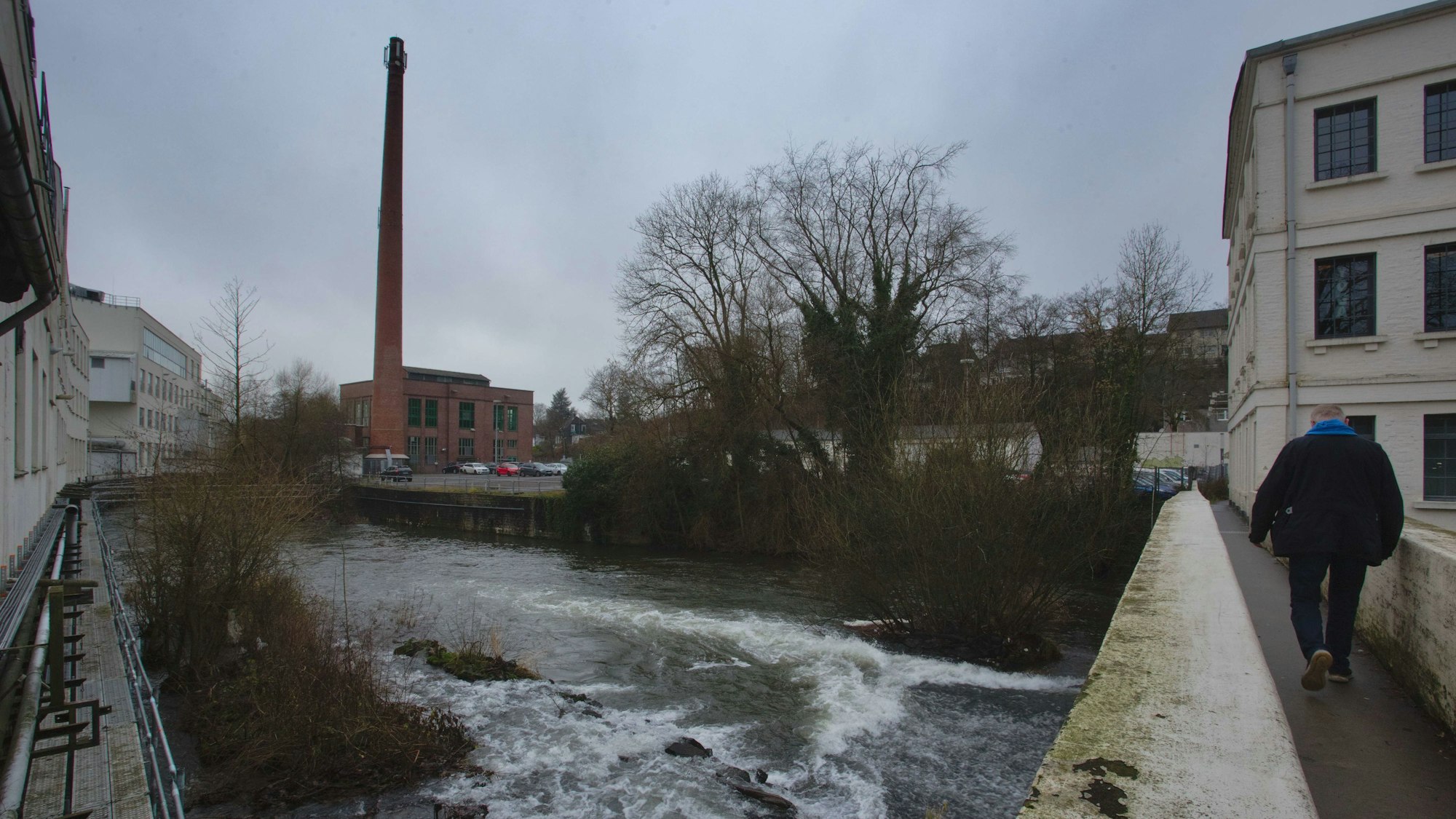 Blick auf das Gelände nördlich der Wupper.