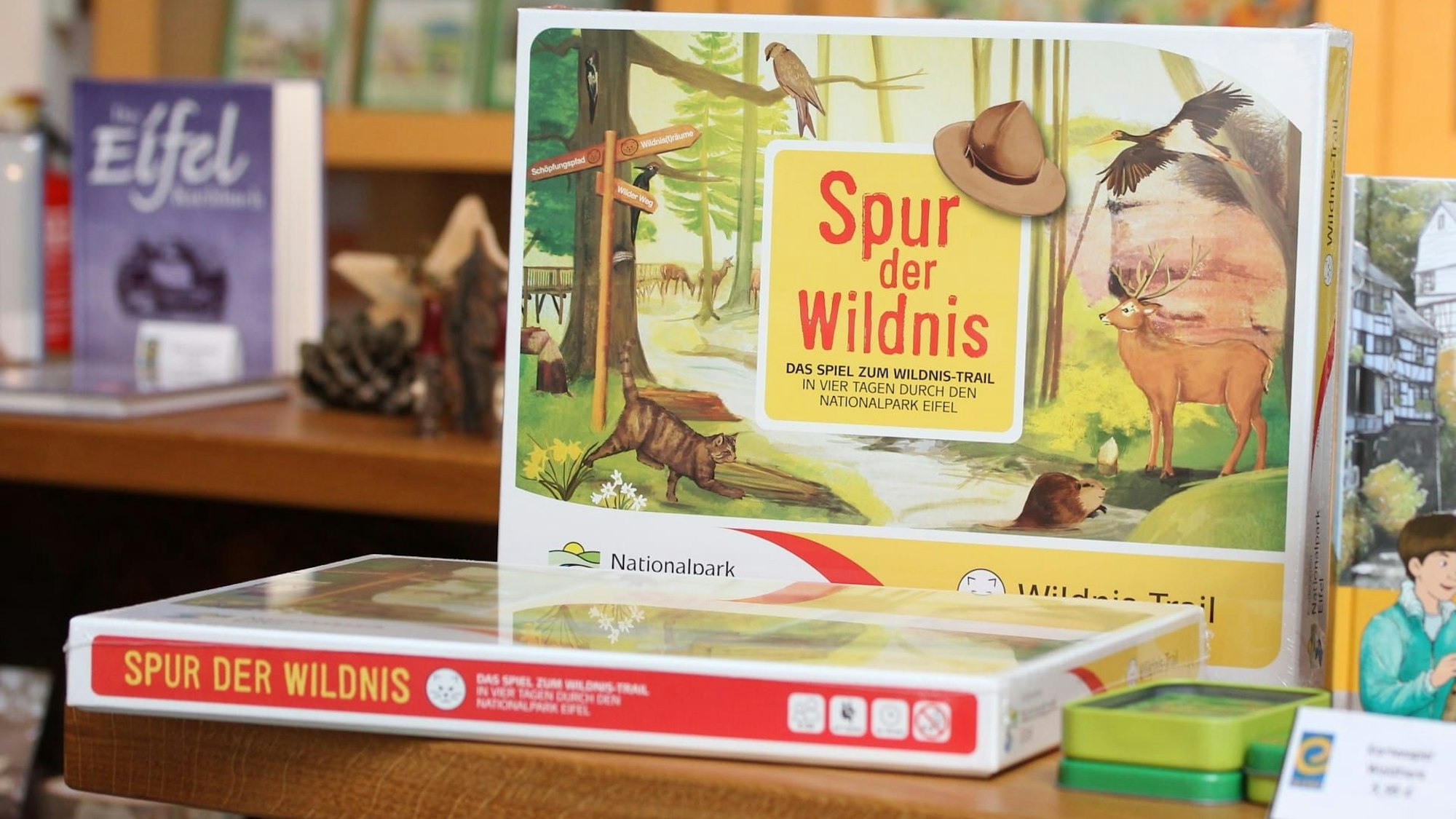 Das Bild zeigt das Brettspiel zum Nationalpark.