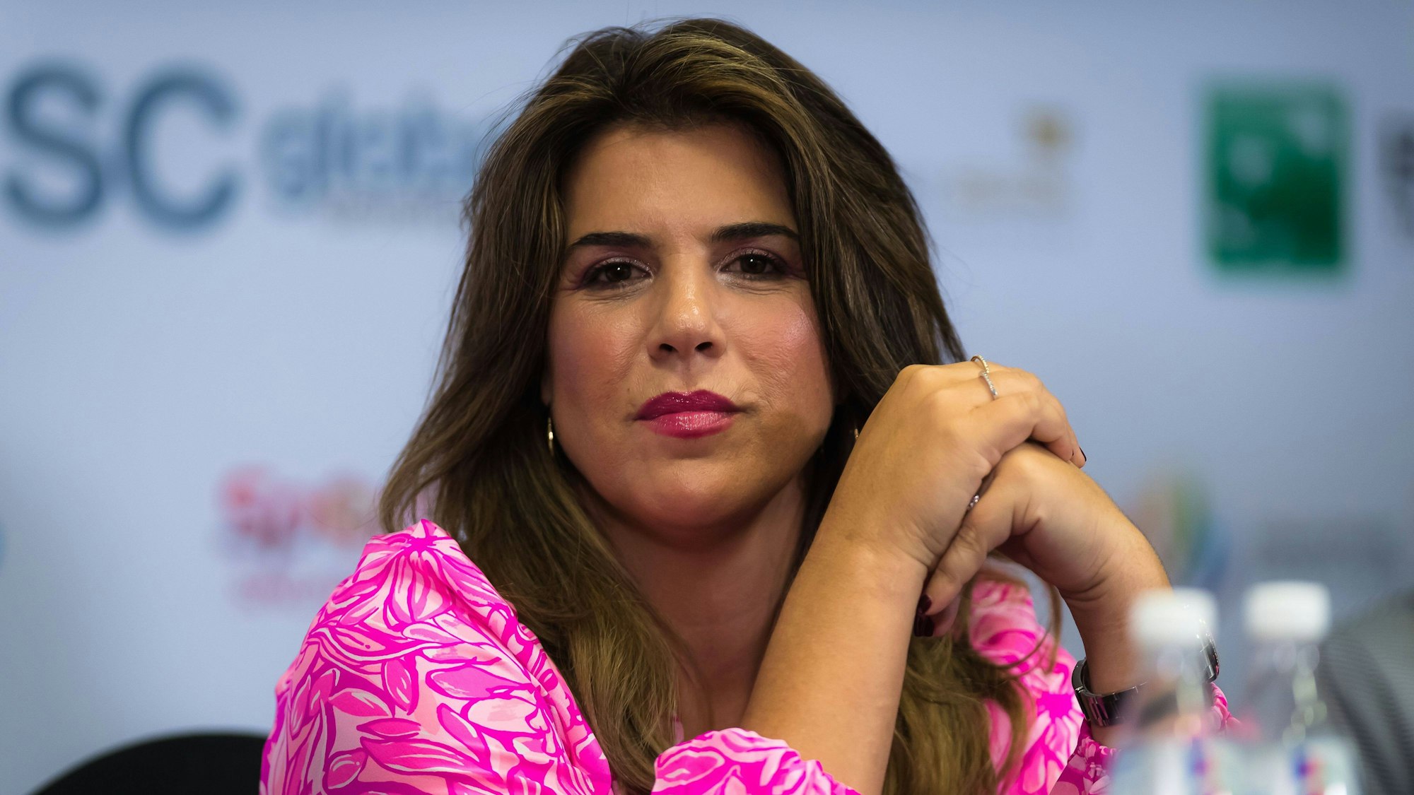 Jennifer Capriati bei einer Pressekonferenz im Oktober 2018.