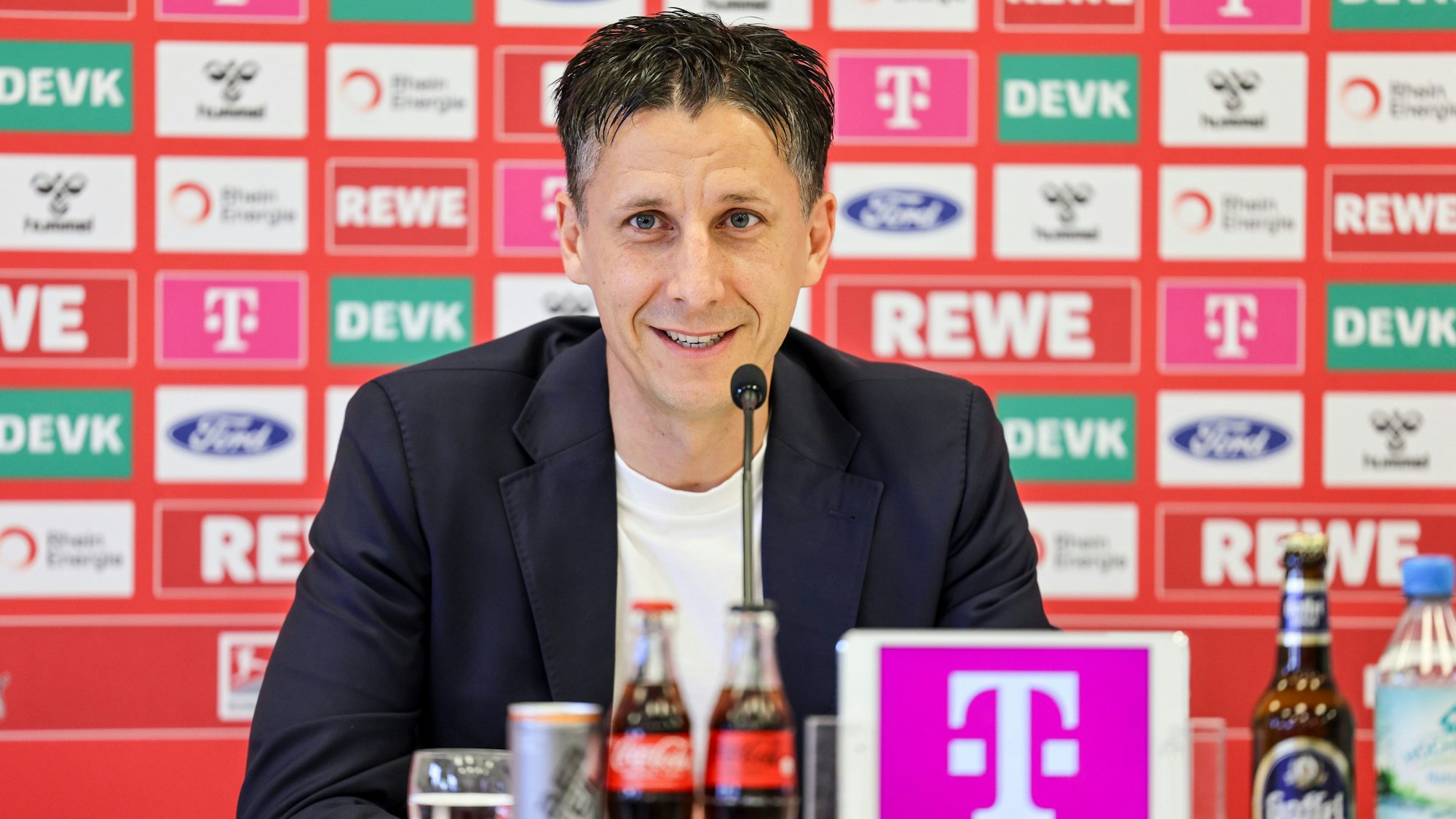 Pressekonferenz 1. FC Köln mit Christian Keller, Geschäftsführer Sport.