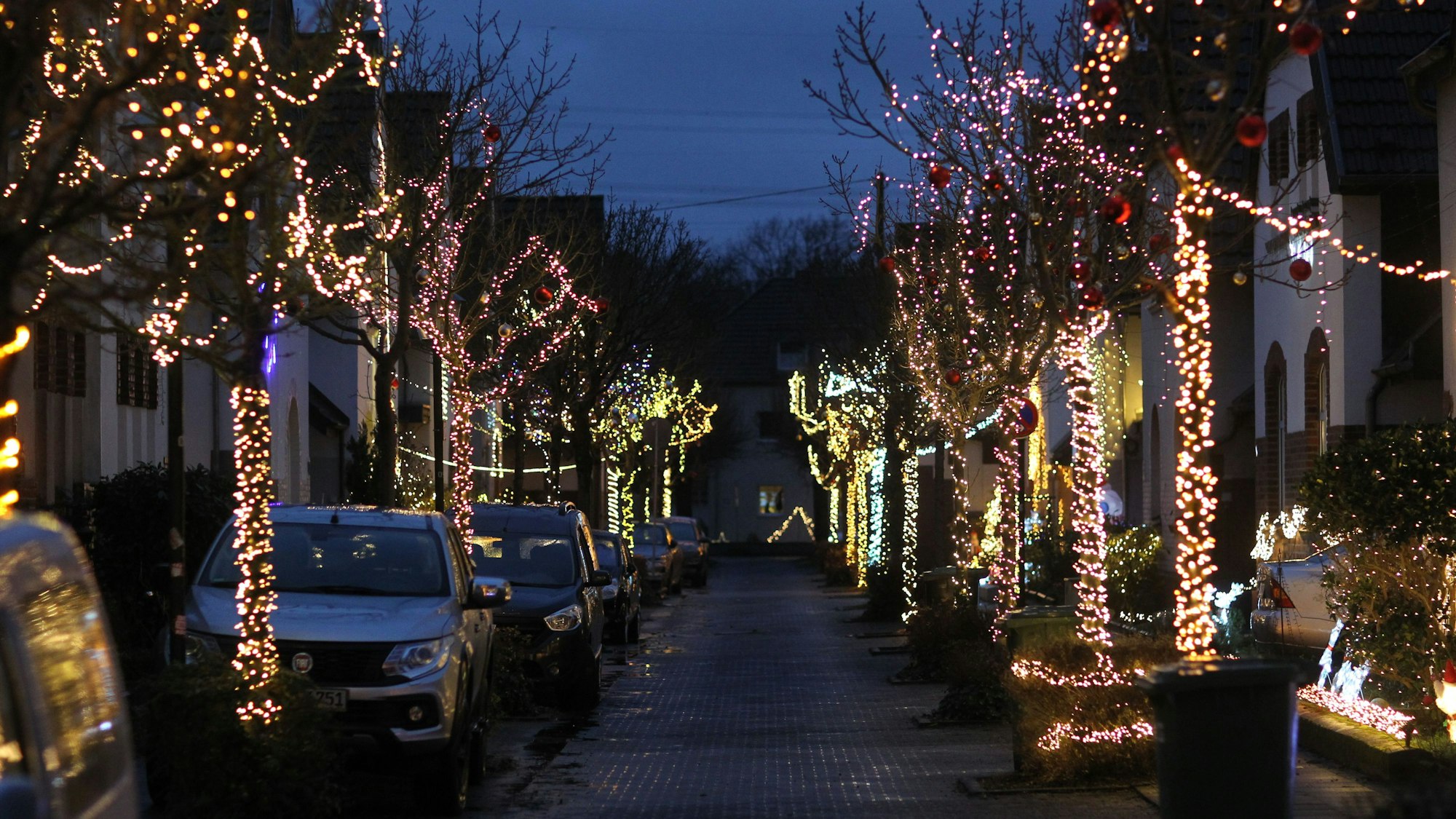 Die Elisabethstraße in Troisdorf wird wie in den Vorjahren zur Weihnachtsstraße.