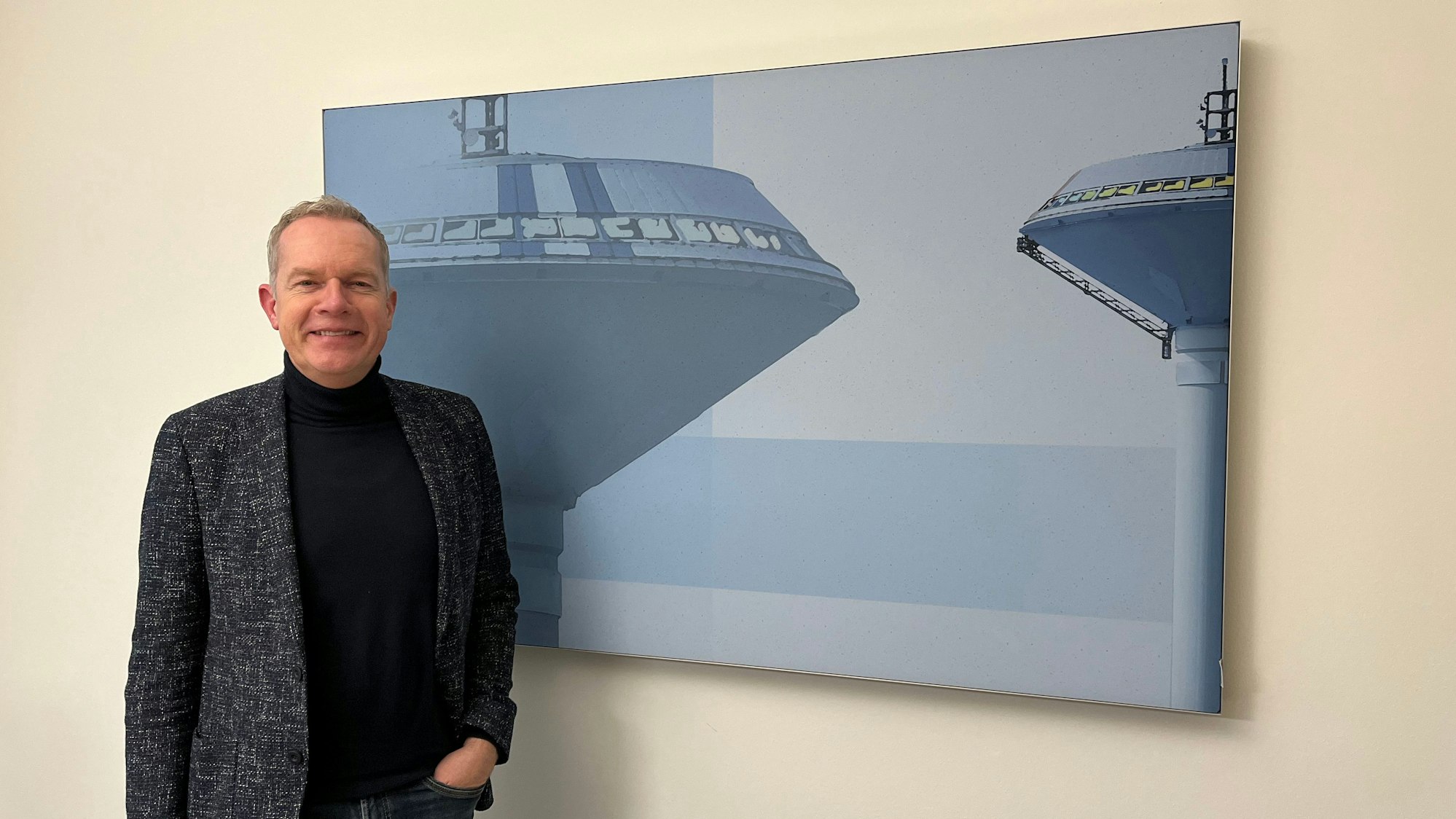 Thomas Eimermacher, kaufmännischer Geschäftsführer der Energieversorgung Leverkusen