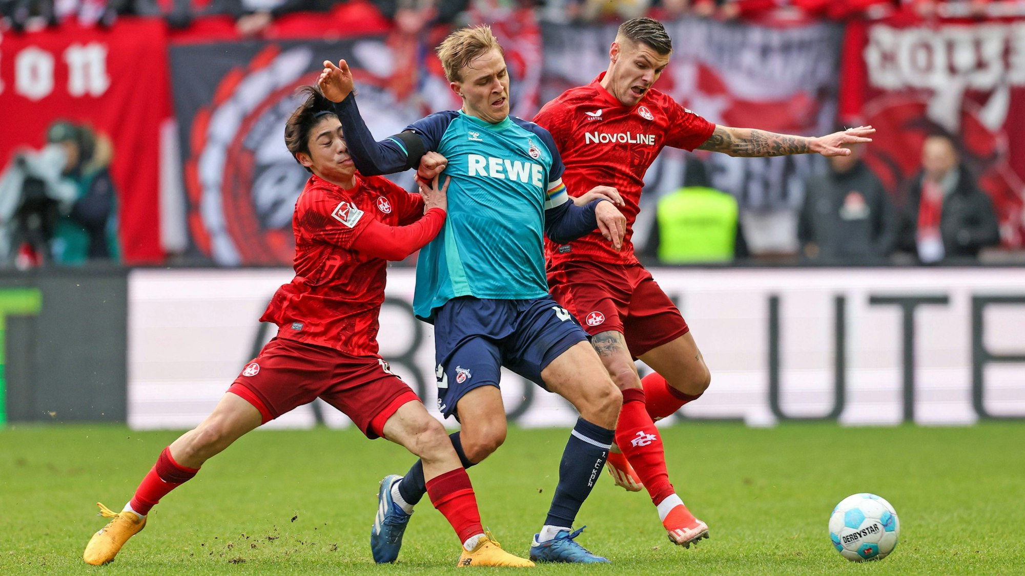 FC-Kapitän Timo Hübers und seine Kollegen hatten am Sonntag in Kaiserslautern ein hartes Stück Arbeit zu erledigen.