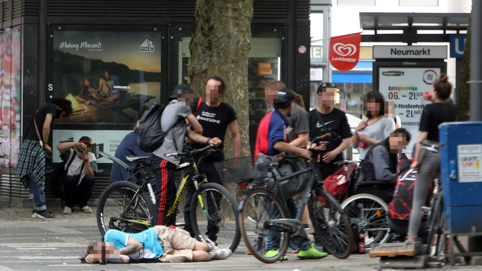 Der Neumarkt gilt als Hotspot der harten Drogenszene in Köln.