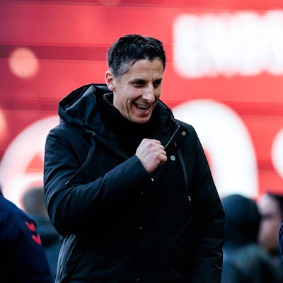 2. Fußball Bundesliga: 1. FC Kaiserslautern - 1. FC Köln 22.12.2024 Dr. Christian Keller Geschäftsführer 1. FC Köln Jubelfaust nach dem Sieg 2. Fußball Bundesliga, 1. FC Kaiserslautern - 1. FC Köln, Kaiserslautern, Fritz-Walter-Stadion am 22.12.2024 DFL REGULATIONS PROHIBIT ANY USE OF PHOTOGRAPHS AS IMAGE SEQUENCES AND/OR QUASI-VIDEO. *** 2 Fußball Bundesliga 1 FC Kaiserslautern 1 FC Köln 22 12 2024 Dr Christian Keller Managing Director 1 FC Köln Jubelfaust nach dem Sieg 2 Fußball Bundesliga, 1 FC Kaiserslautern 1 FC Köln, Kaiserslautern, Fritz Walter Stadion am 22 12 2024 DFL REGULATIONS PROHIBIT ANY USE OF PHOTOGRAPHS AS IMAGE SEQUENCES AND OR QUASI VIDEO Copyright: xBEAUTIFULxSPORTS/Wunderlx