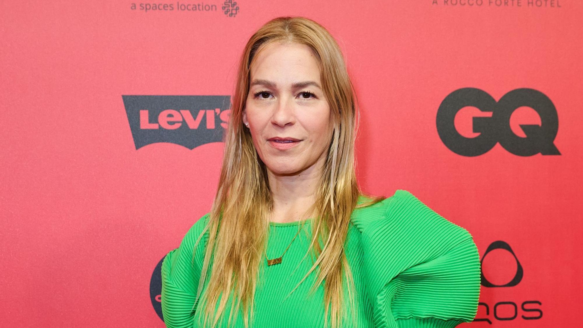 28.11.2024, Berlin: Franka Potente, Schauspielerin, kommt zur 26. Verleihung der ·GQ Men of the Year·-Awards in die Orangerie im Schloss Charlottenburg. Geehrt werden internationale Talente und Superstars, die den Zeitgeist prägen und mit ihrer Vision mutig vorangehen. Foto: Annette Riedl/dpa +++ dpa-Bildfunk +++