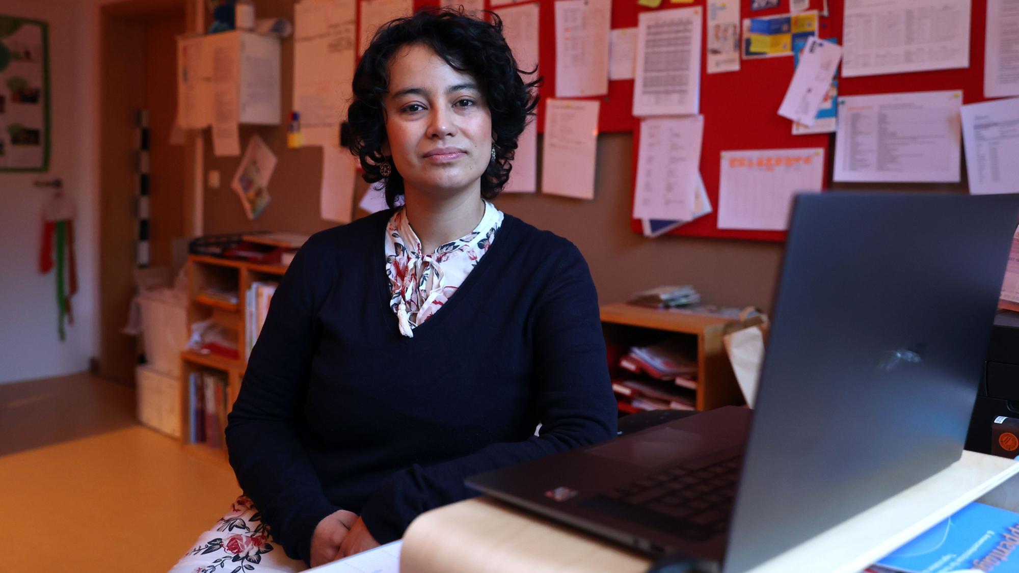 Leiterin Sara Lucía Gómez Gutiérrez in ihrem Büro in der „Kita Rio“