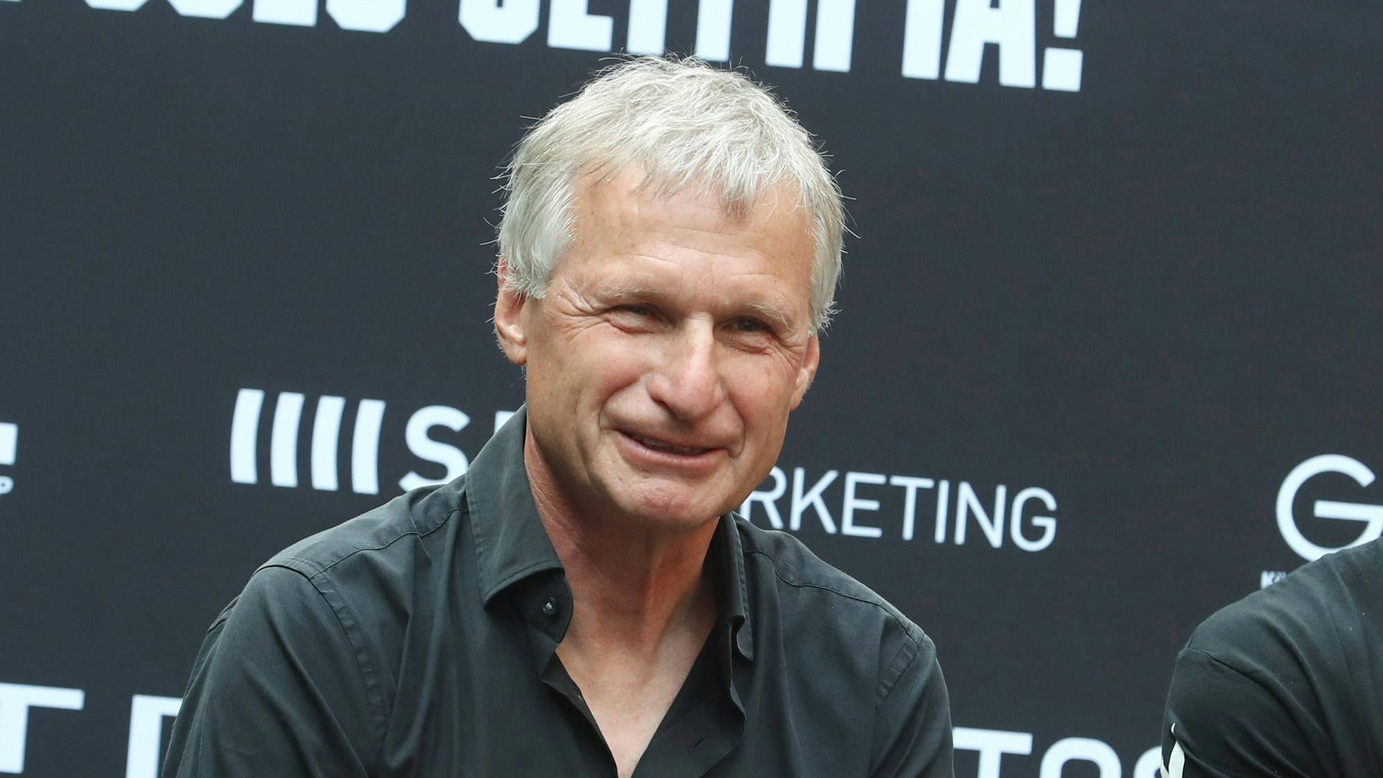 Kölner Athleten Verbund, Kölle goes Olympia, Kick off Party, von links: Michael Reschke, Timur Oruz, 22.05.2023, Bild: *** Cologne Athletes Association, Kölle goes Olympia, kick off party, from left Michael Reschke, Timur Oruz, 22 05 2023, picture