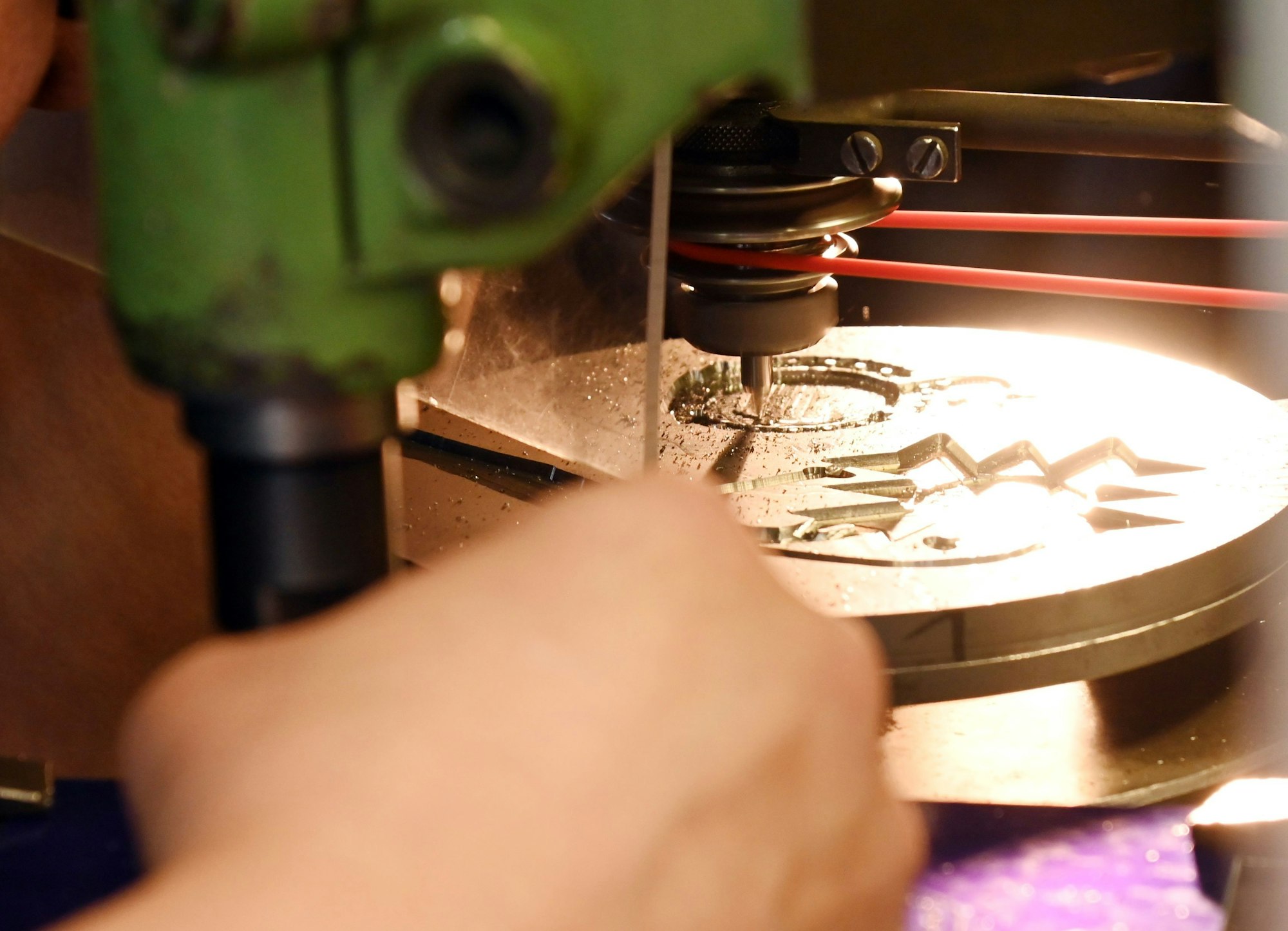 Nahaufnahme von Kopierfräsmaschine