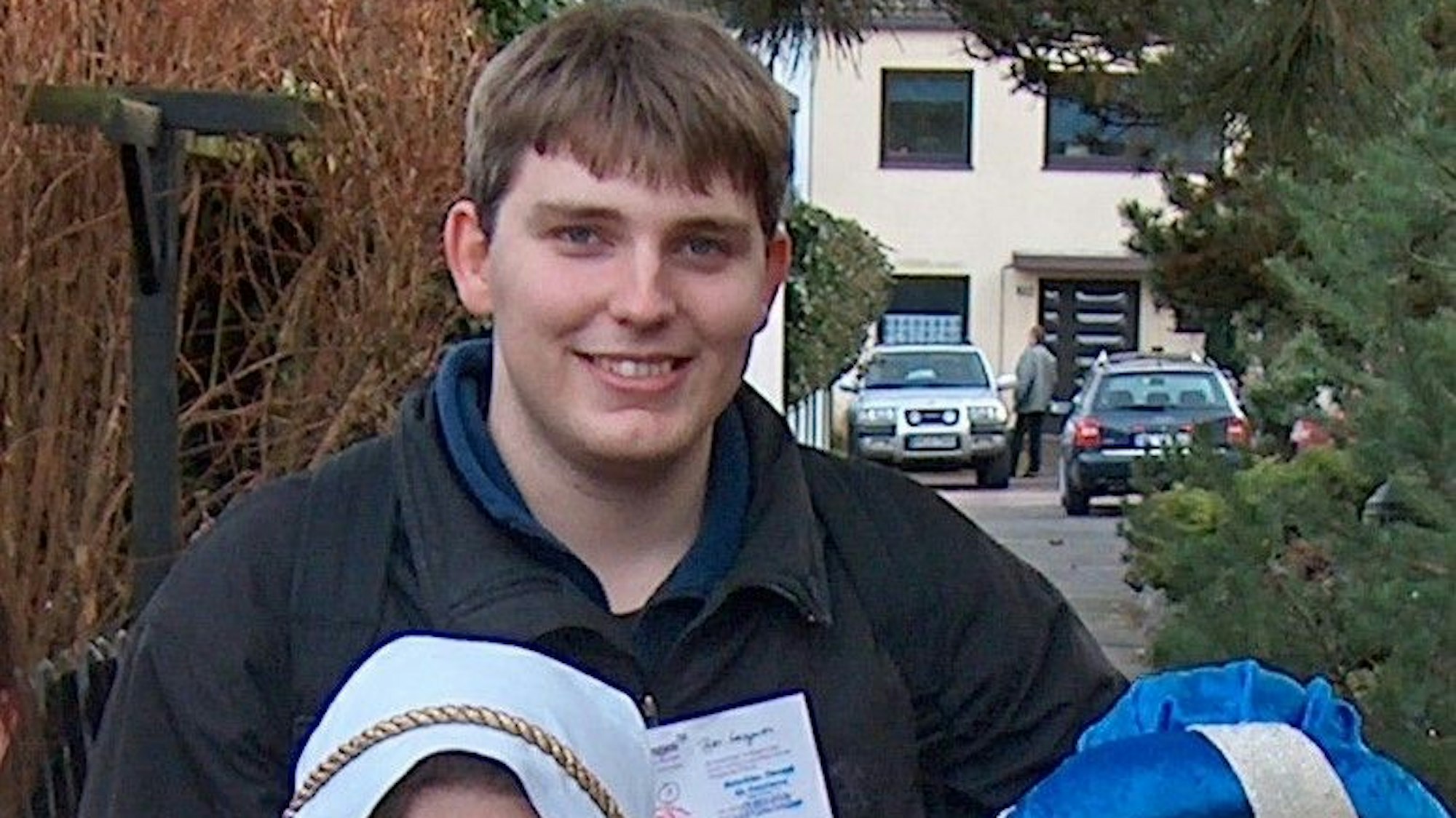 Auf dem Bild ist Peter Weingarten als junger Mann zu sehen.