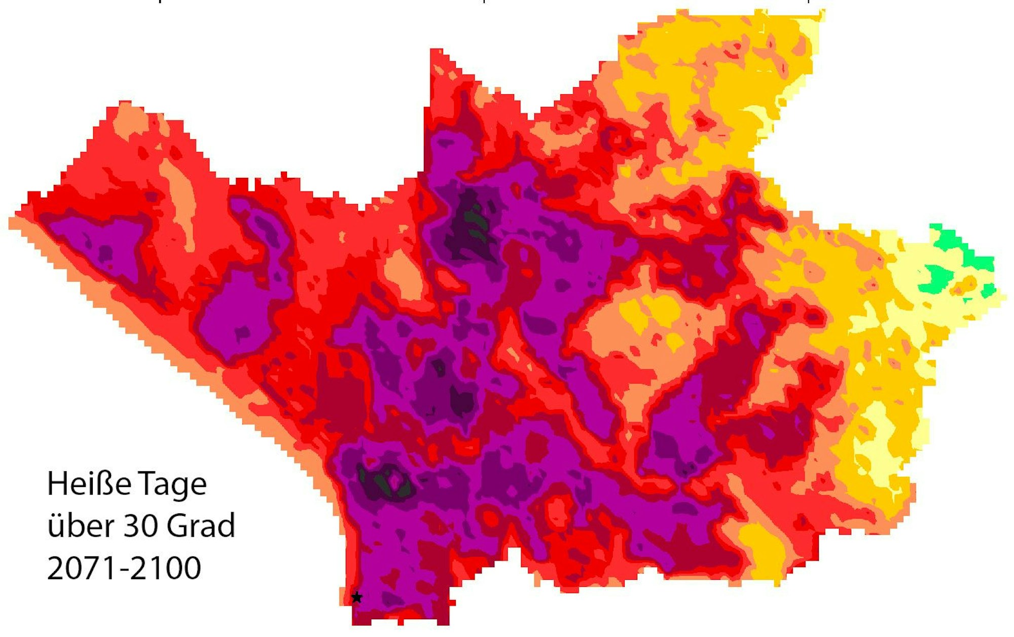 Heiße Tage über 30 Grad. Foto: DWD