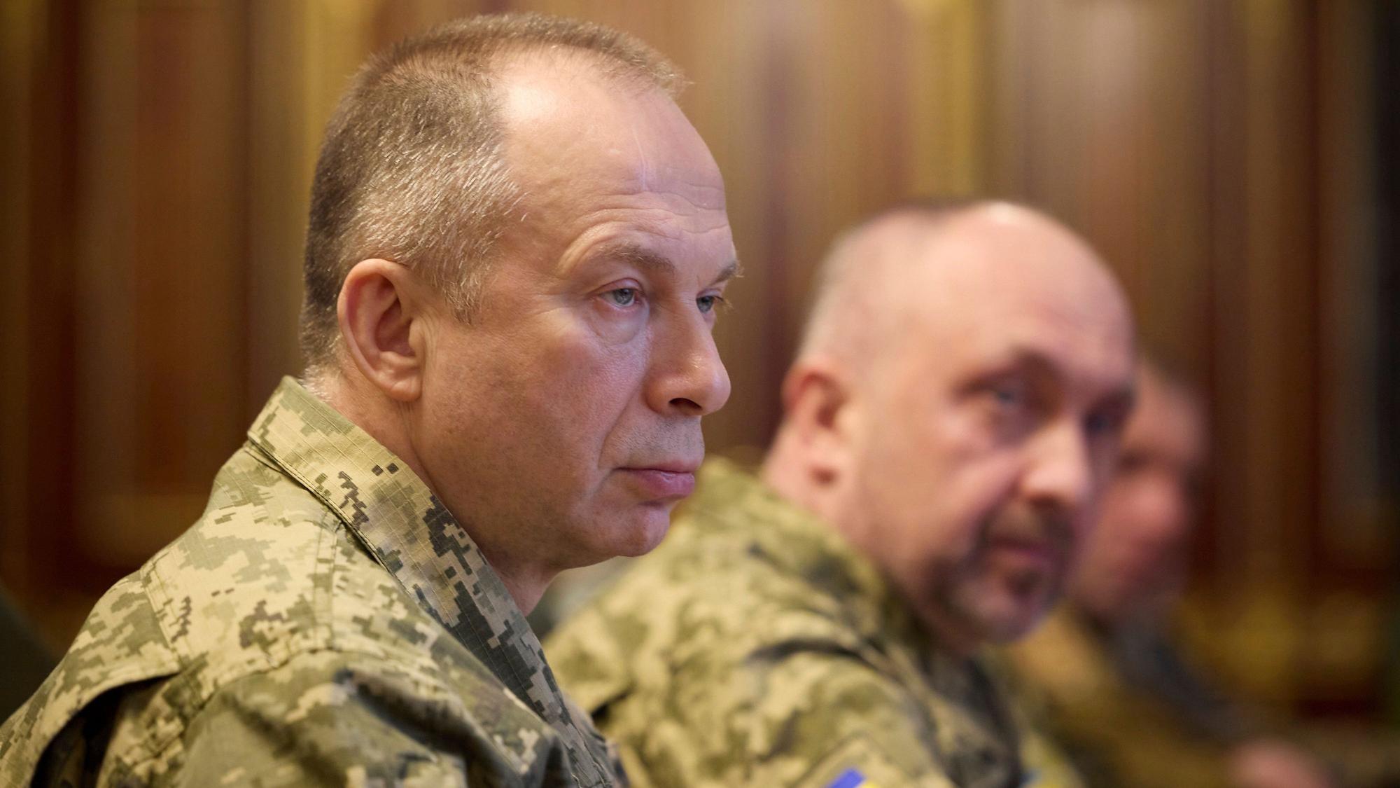 Generaloberst Olexander Syrskyj ist der Oberbefehlshaber der ukrainischen Streitkräfte. (Archivbild)