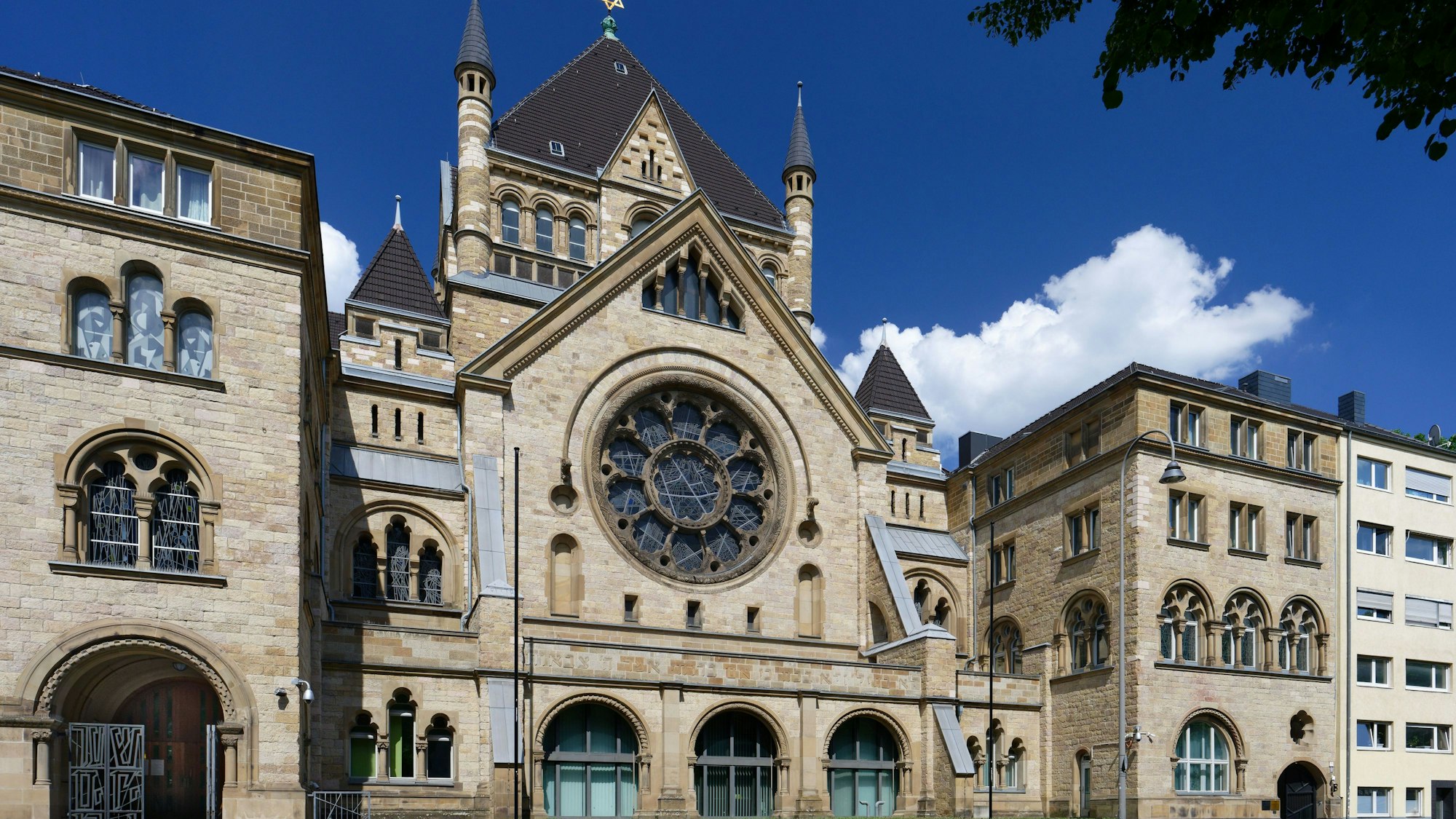 Die Synagoge an der Roonstraße steht unter besonderem Schutz.