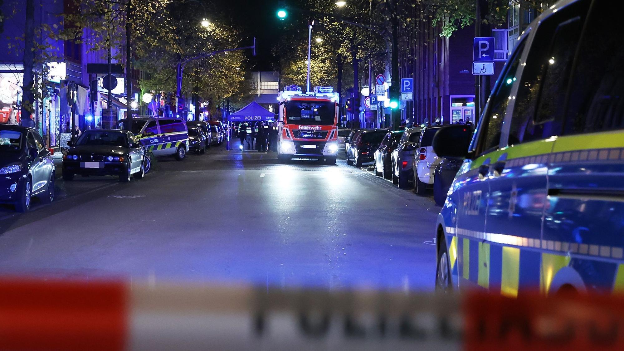 Polizeieinsatz auf der Venloer Straße.