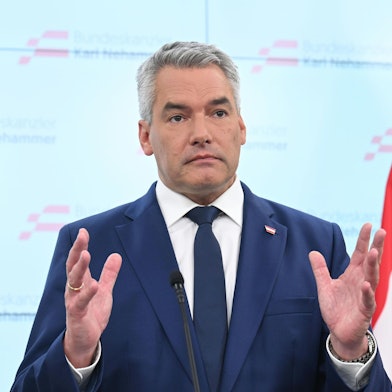 Karl Nehammer (ÖVP), Bundeskanzler von Österreich, will zurücktreten.