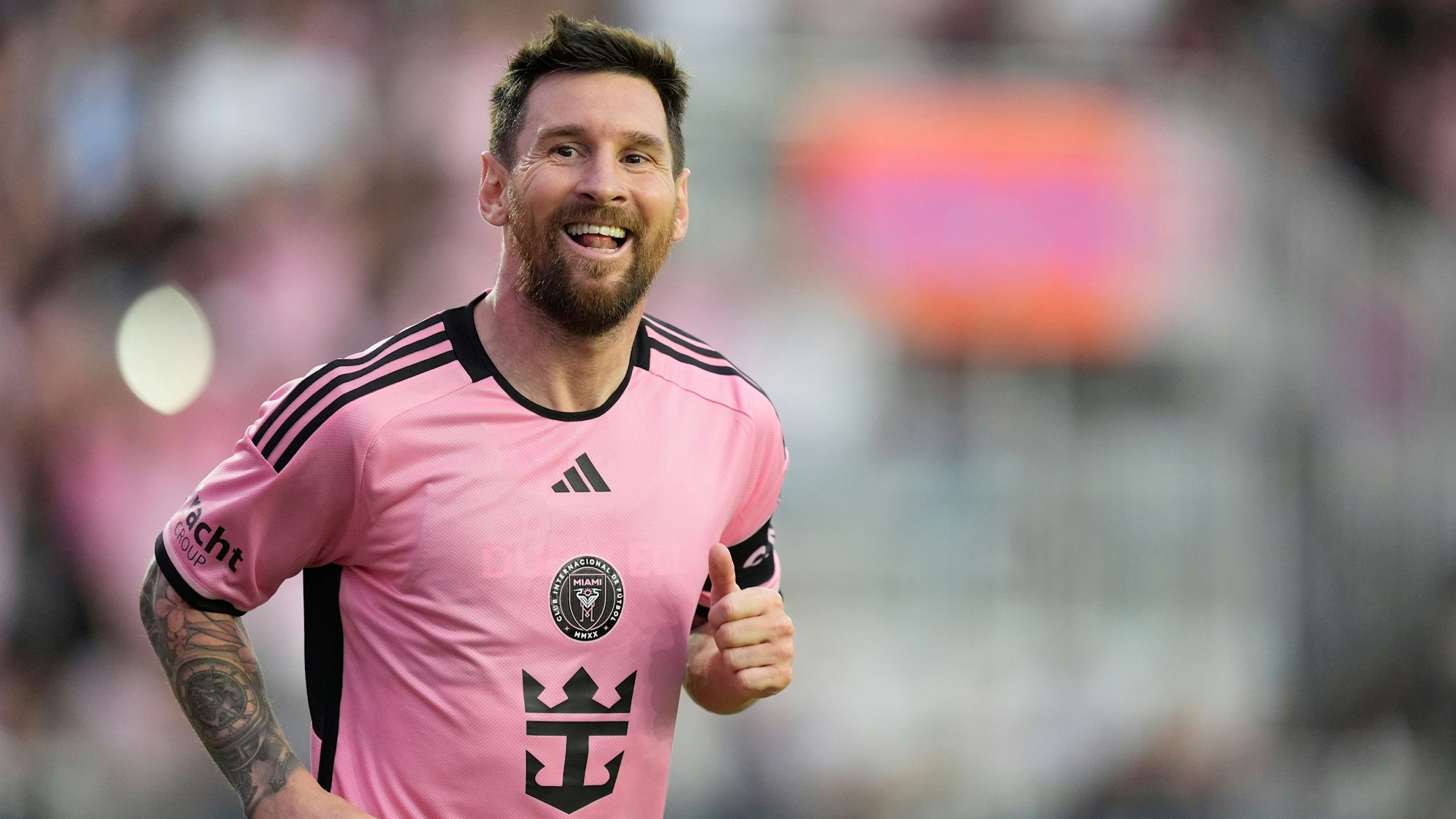 Lionel Messi, steht seit 2023 bei Inter Miami unter Vertrag. Mit Miami tritt Messi auch bei der Klub-WM im Sommer in den USA an. (Archivbild)