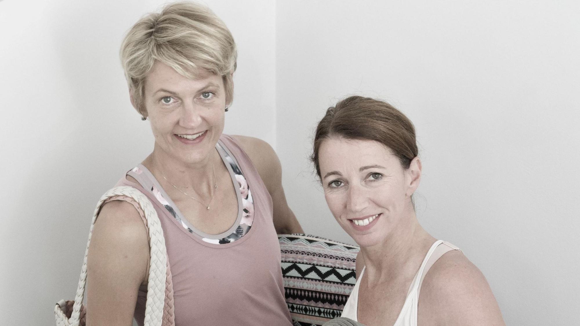 Das Team von Better Yoga aus Hennef: Ute Steinhauer (l.) und Anke Marenbach