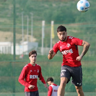 Jusuf Gazibegovic, Neuzugang des 1. FC Köln, im Trainingslager in Estepona, Spanien