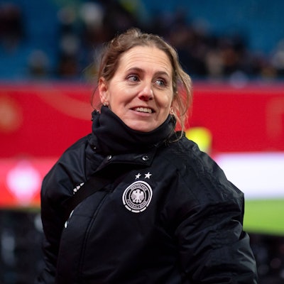 Zuletzt Co-Trainerin der DFB-Elf, nun Cheftrainerin in Köln: Britta Carlson
