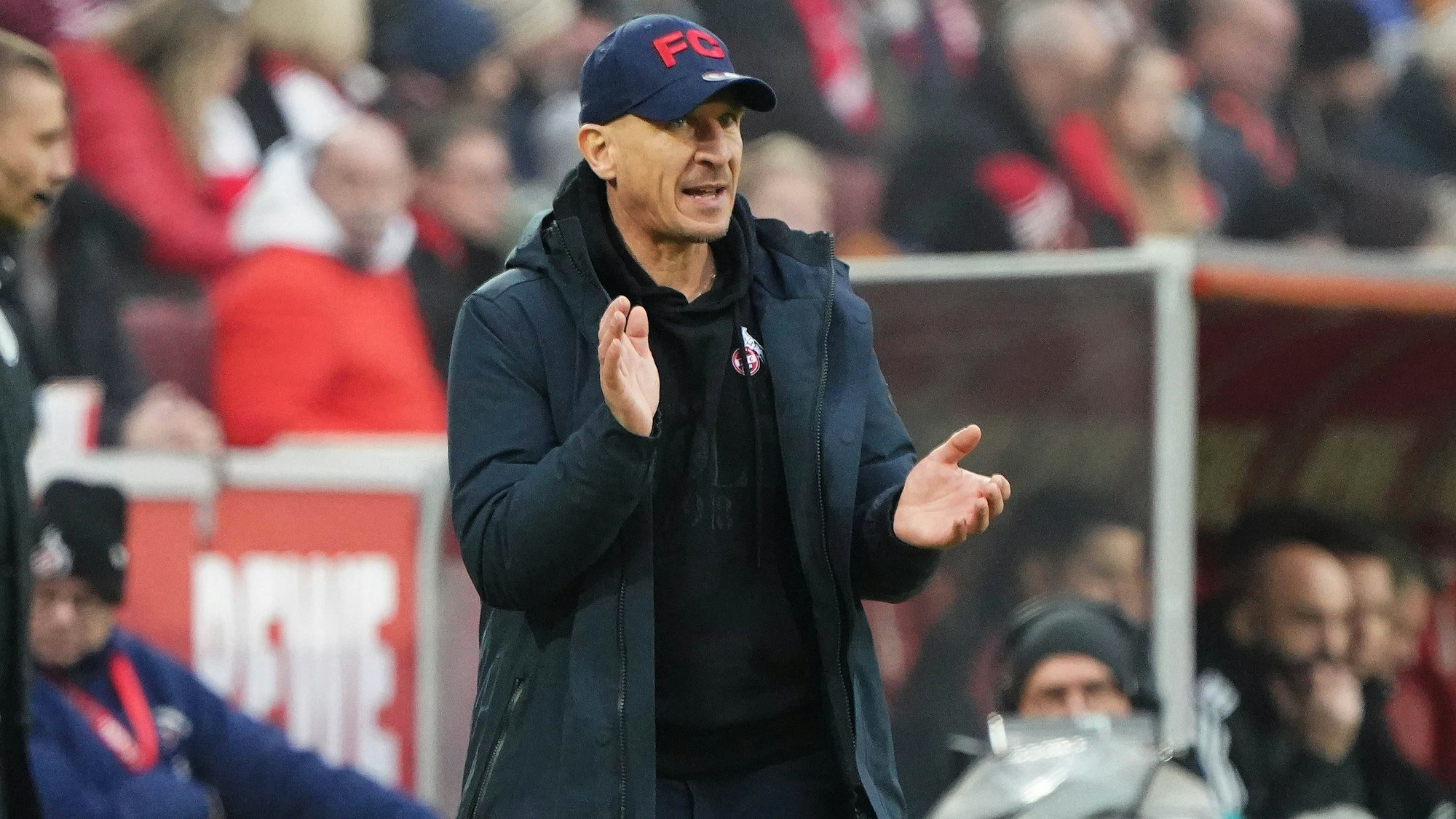 Gerhard Struber beim letzten Heimspiel des Jahres gegen den 1. FC Nürnberg
