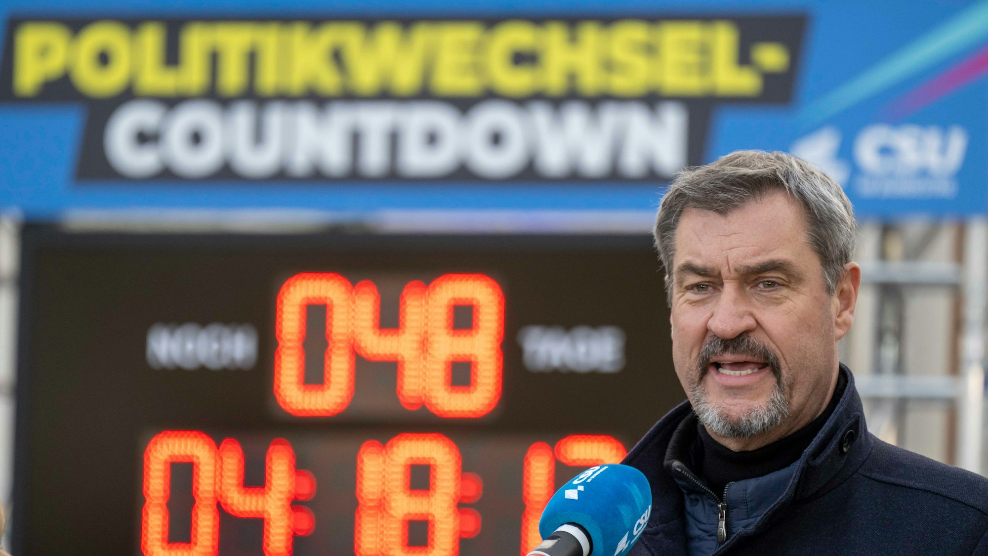 Markus Söder, CSU-Parteivorsitzender, gibt zum Auftakt der Winterklausur der CSU-Landesgruppe im Bundestag ein Pressestatement.