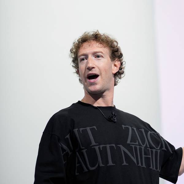 Mark Zuckerberg, Chief Executive Officer von Meta, spricht während der Meta Connect Konferenz.