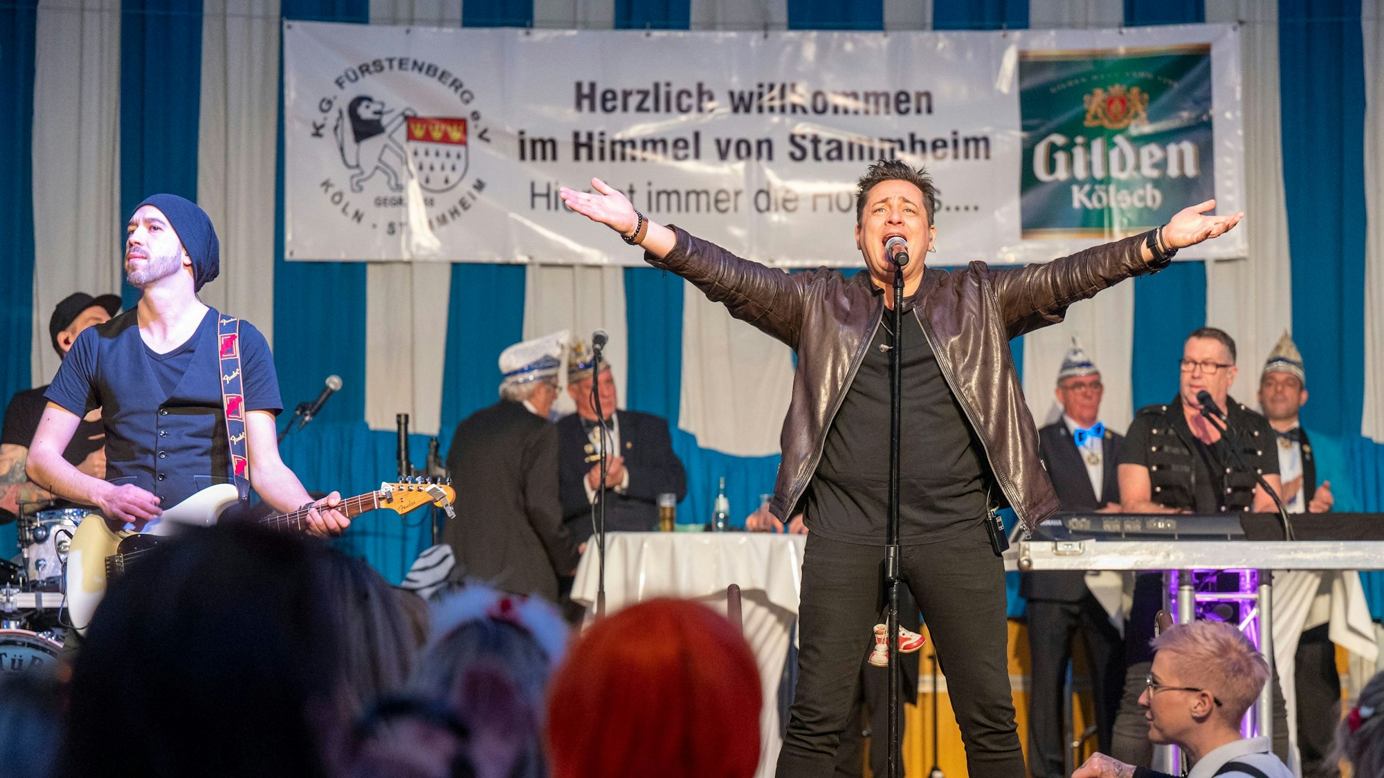 Die Domstürmer auf der Bühne.