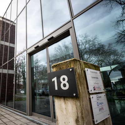 Ein Bürogebäude in der Neuen Bahnstadt Opladen