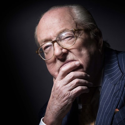 Jean-Marie Le Pen, hier zu sehen in einer Aufnahme von 2016, war Gründer der rechtsextremen Partei Front national (FN). (Archivbild)
