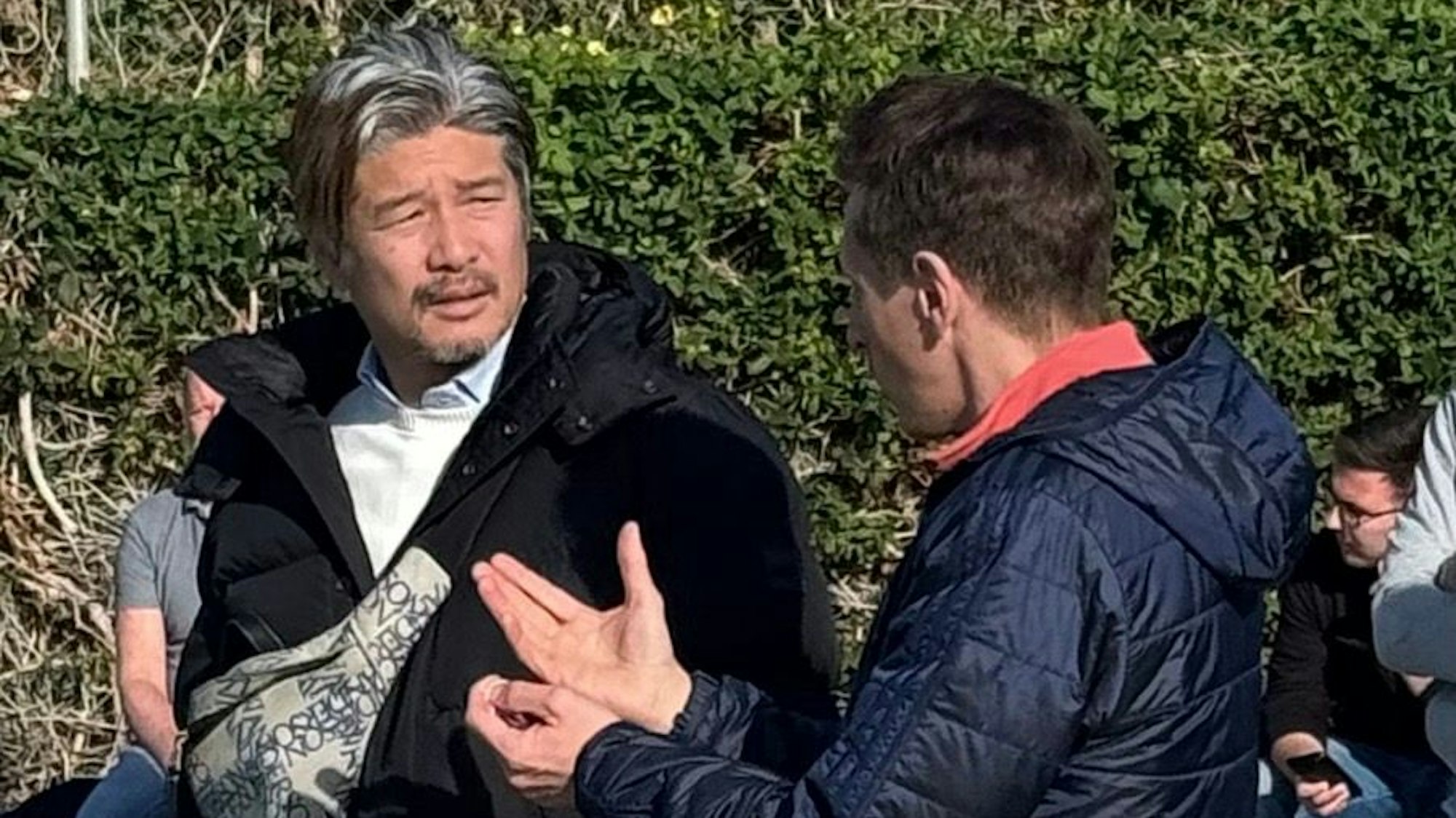 Seiya Nobuta, Executive Director der J-League, am Mittwoch zu Gast beim Training des 1. FC Köln in Estepona