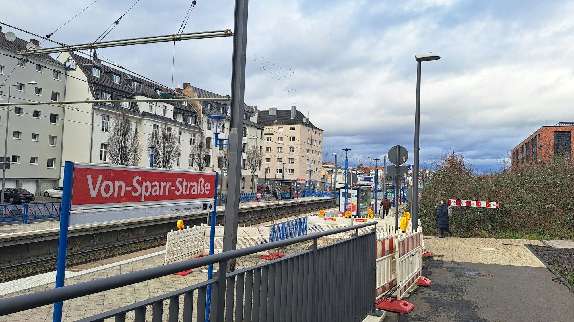 In Mülheim sollen 17 KVB-Haltestellen ausgebaut werden. Unter anderem die Von-Sparr-Straße.