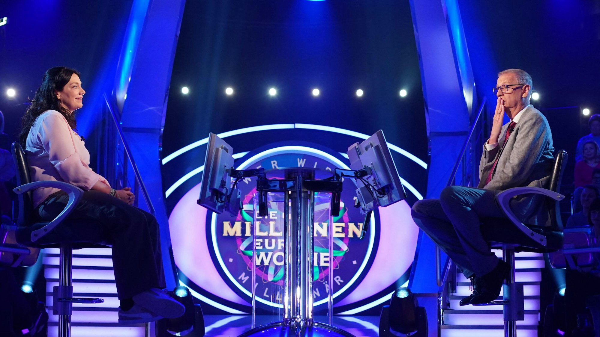 Claudia Meimberg und Günther Jauch lieferten sich bei „Wer wird Millionär?“ einen erotischen Schlagabtausch.