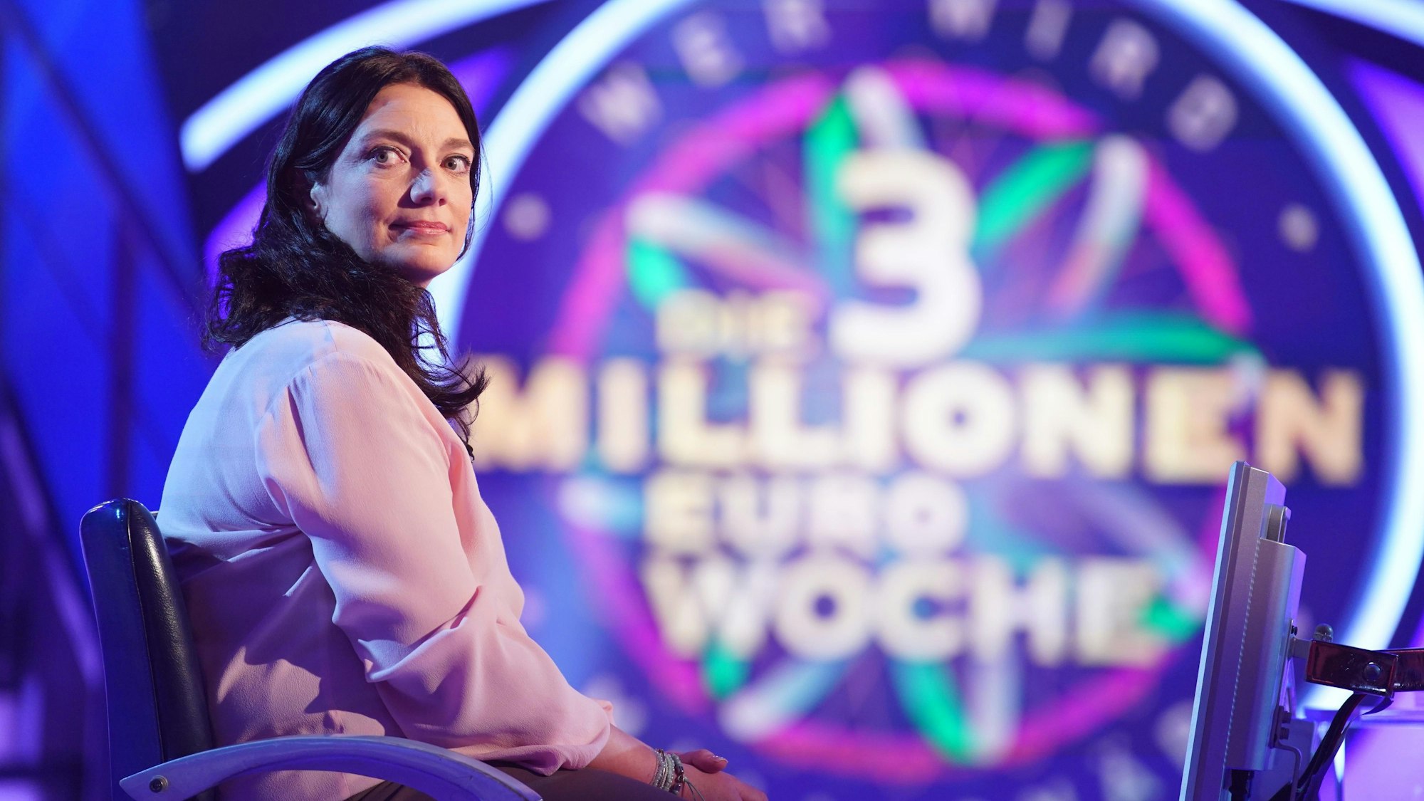 Claudia Meimberg bei „Wer wird Millionär?“.