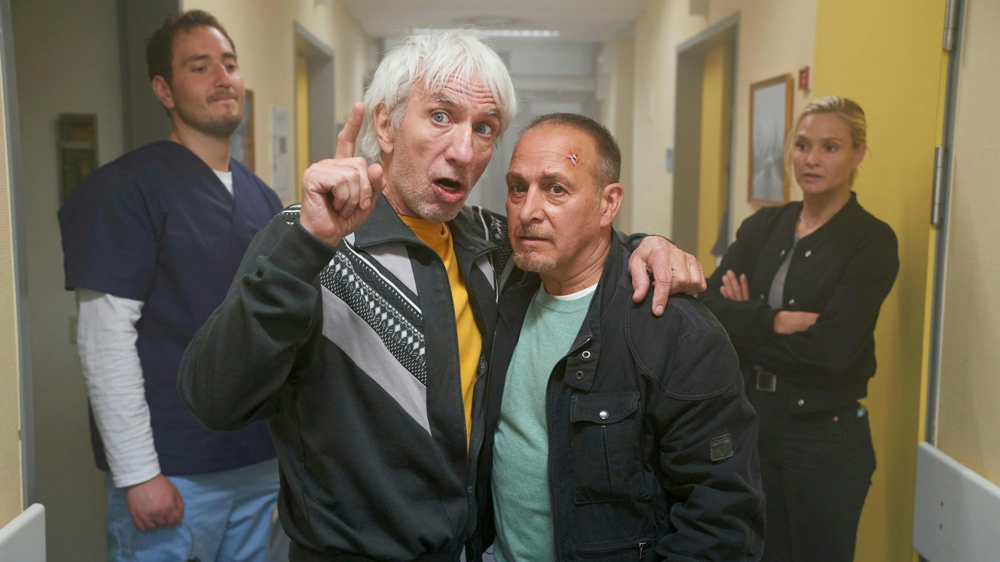 Diese Szenen wurden in der ehemaligen Kinderklinik an der Adenauerallee gedreht.