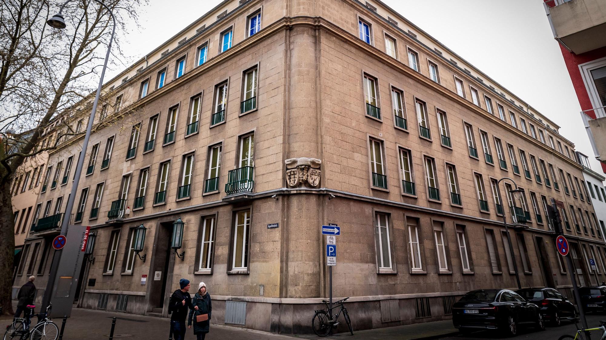 Außenansicht des NS-Dokumentationszentrums der Stadt Köln am Appellhofplatz in der Kölner Innenstadt.