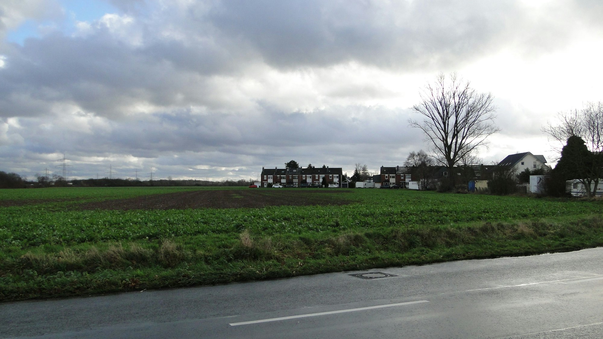 Das Feld zwischen Weilerstraße und Volkhovener Straße soll einem neuen Wohngebiet weichen.