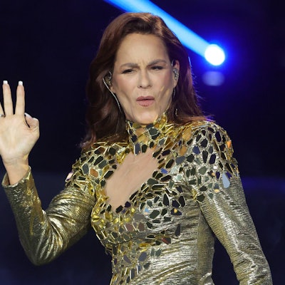 Andrea Berg beim Silvester-„Schlagerboom“ in der ARD.